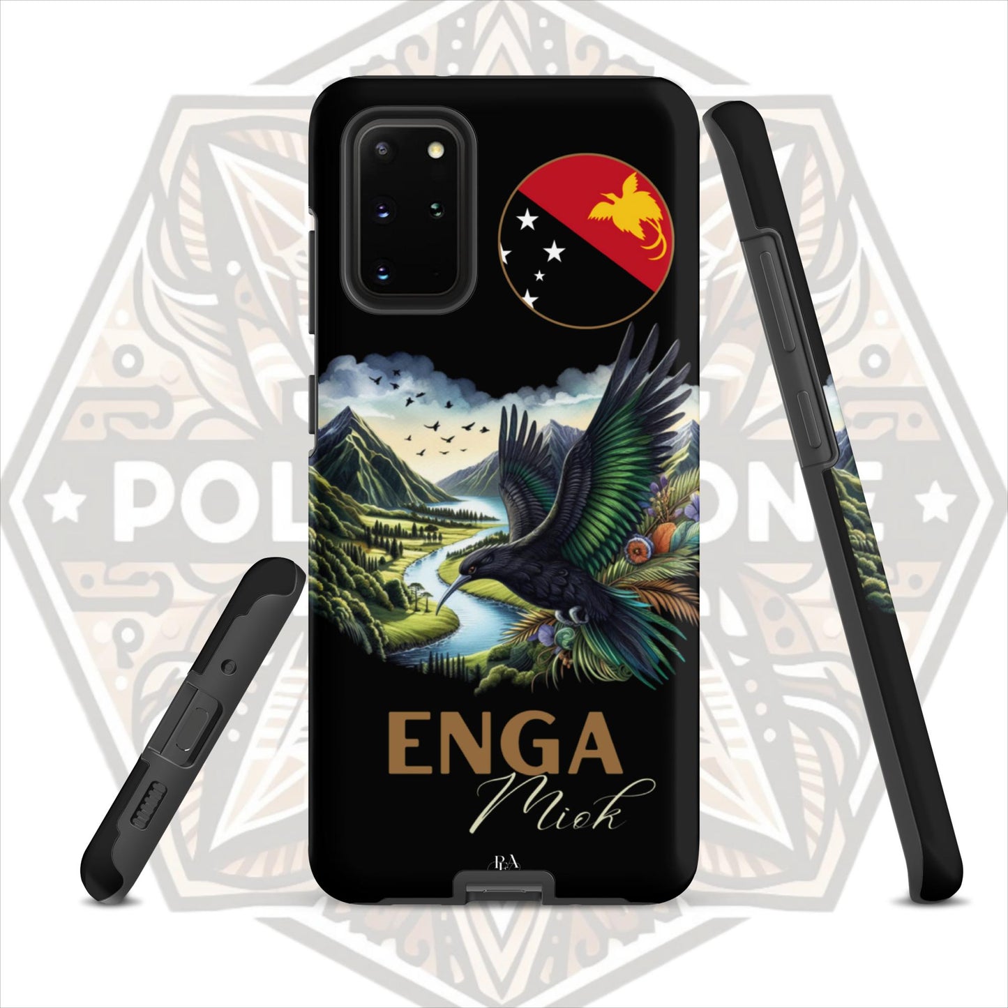 Enga Miok Black Tough case for Samsung®