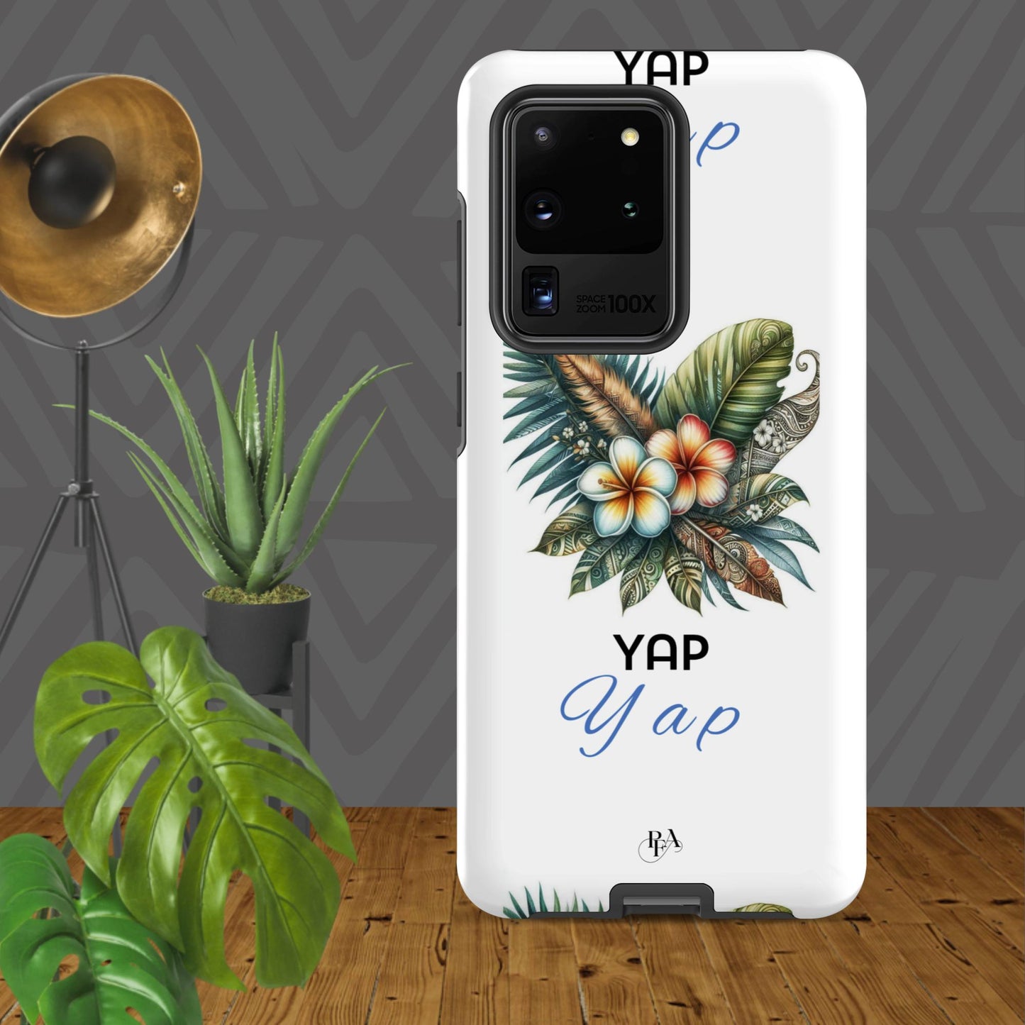 "Yap" Plumeria Bouquet Tough case for Samsung®