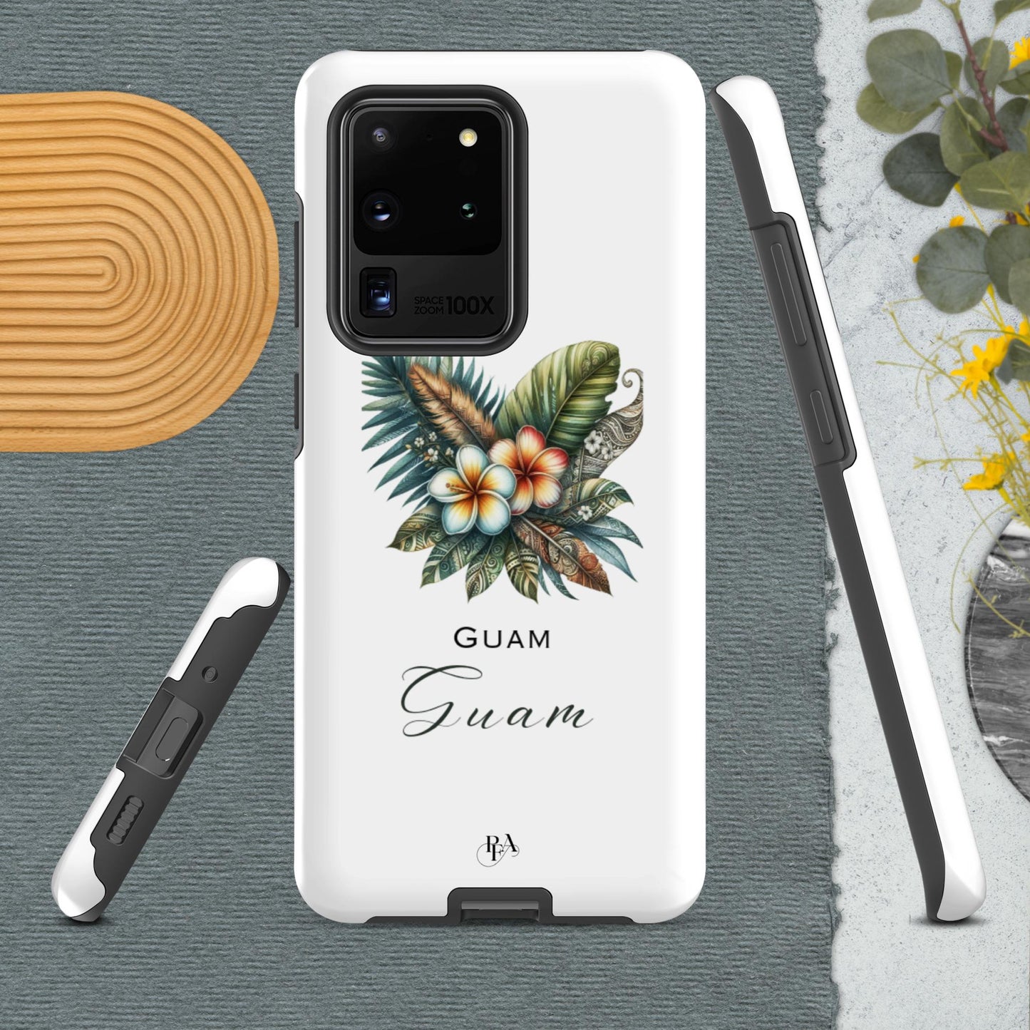 "Guam" Plumeria Bouquet Tough case for Samsung®