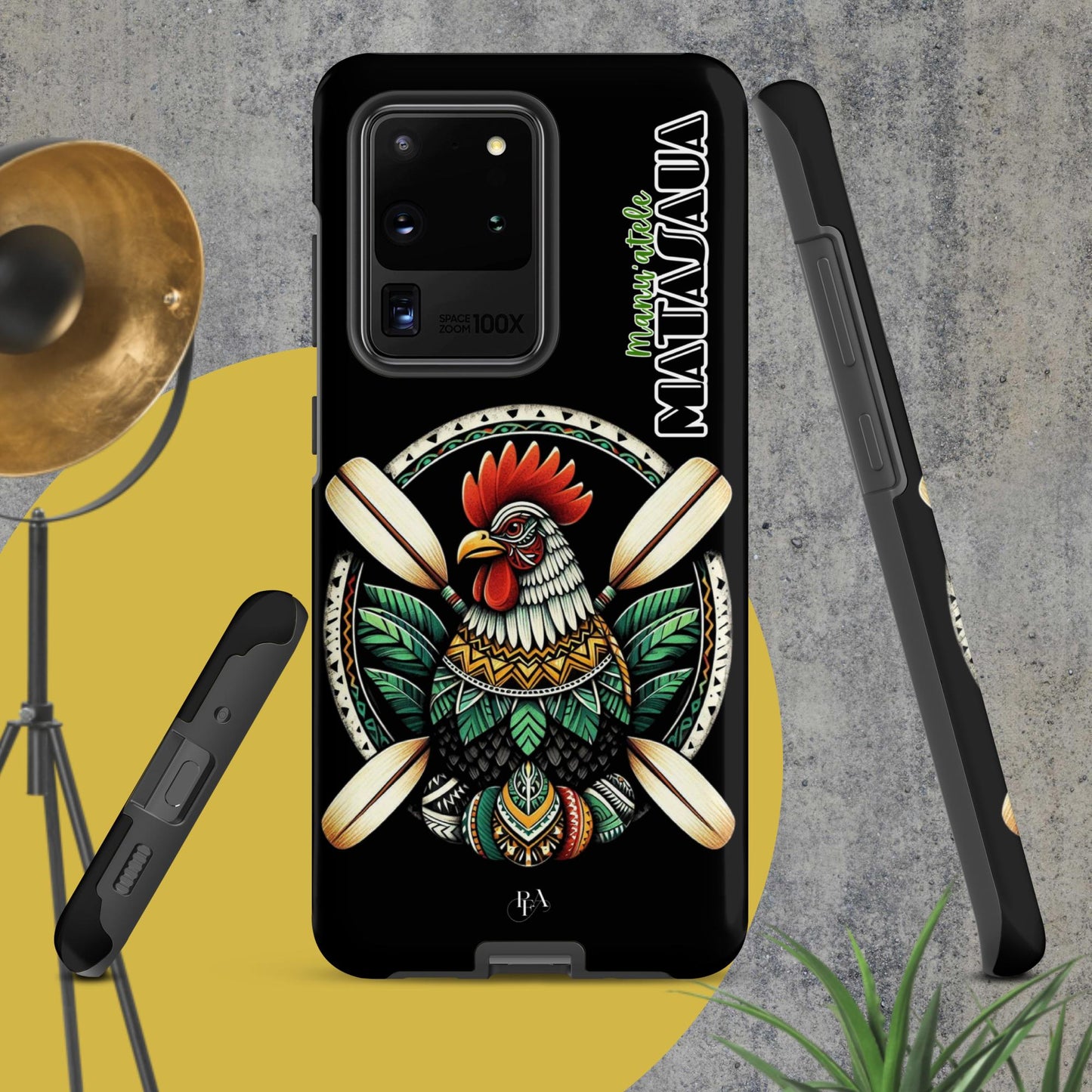 Manu'atele "Matasaua" Black Tough case for Samsung®