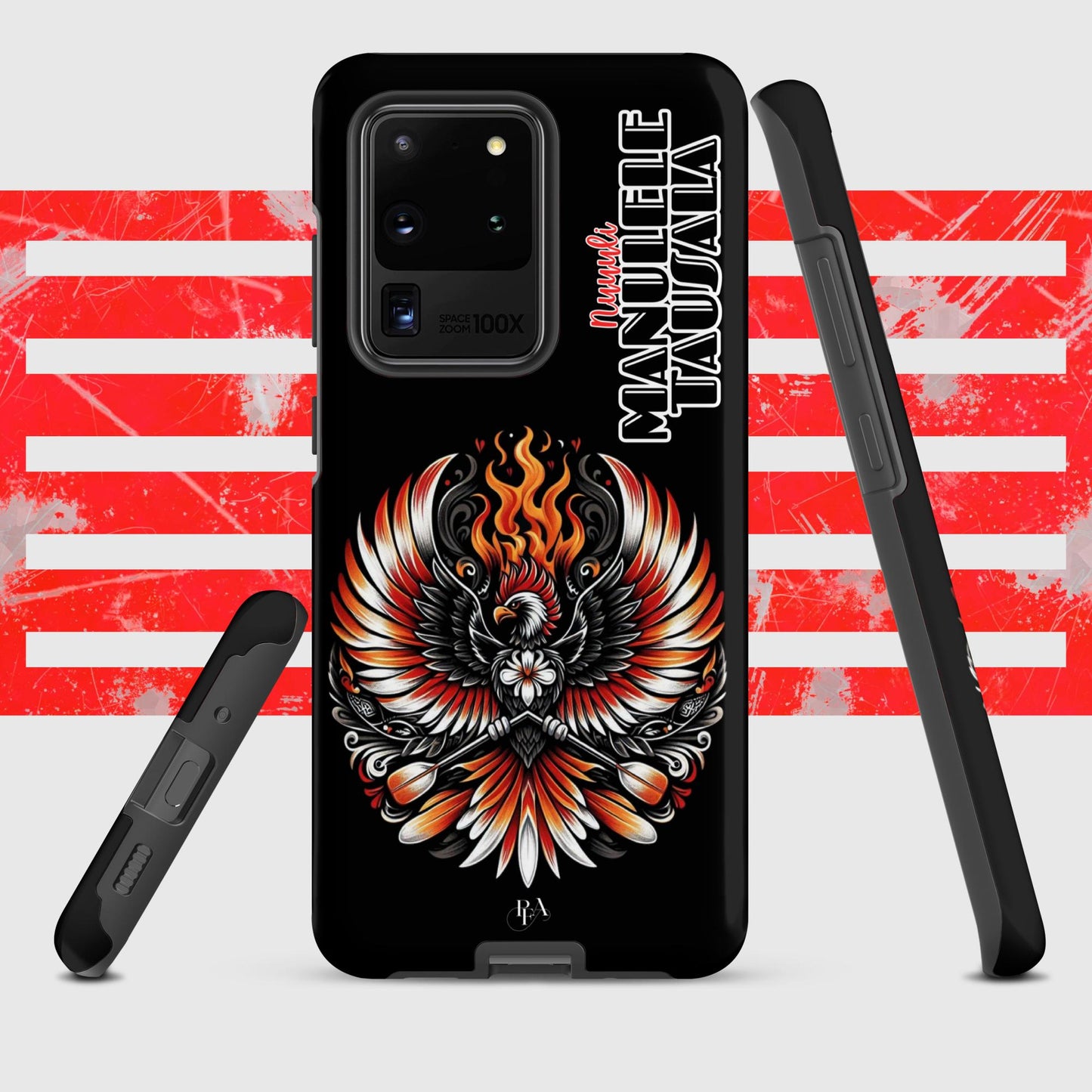 Nu'uuli "Manulele Tausala" Black Tough case for Samsung®