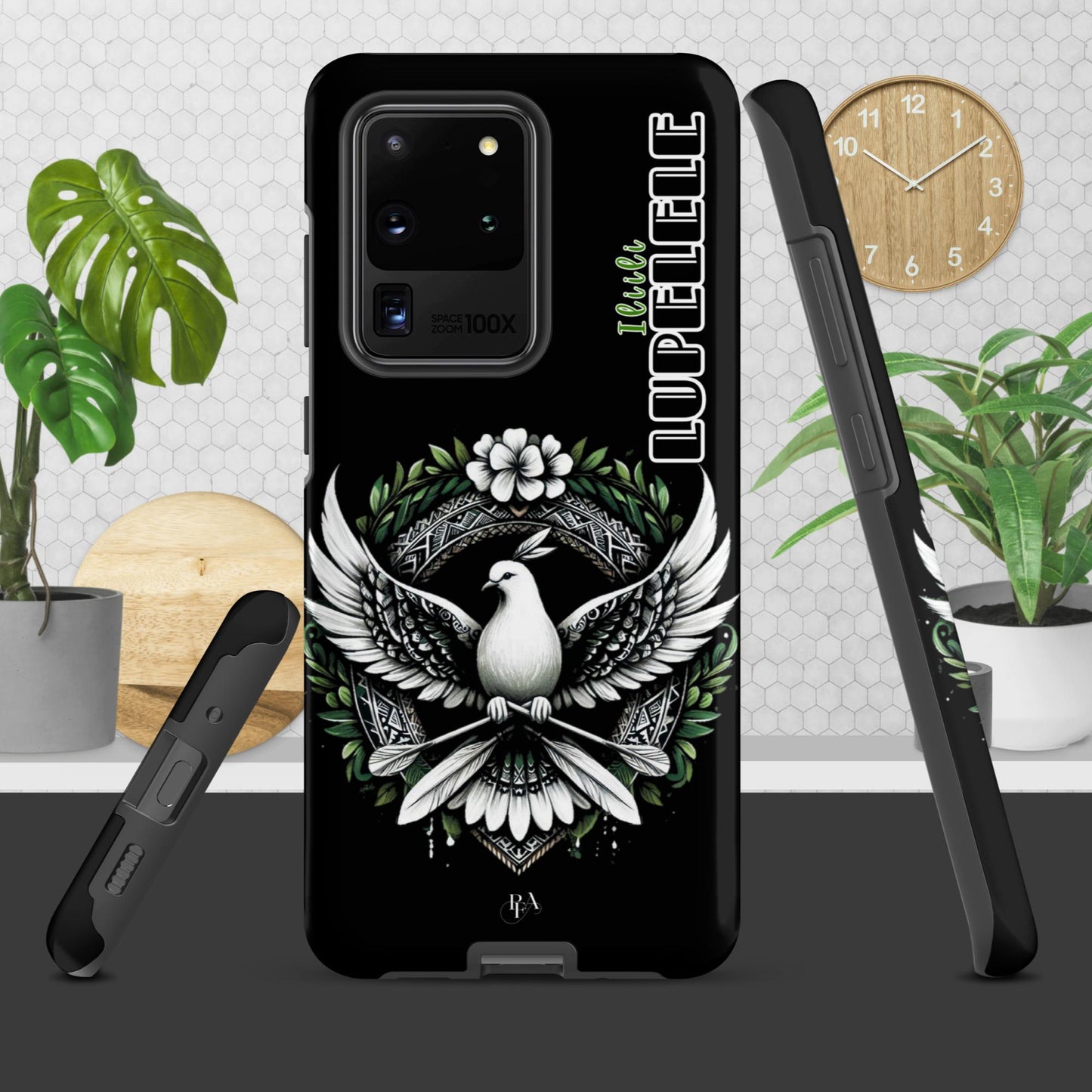 Iliili "LUPELELE" Black Tough case for Samsung®