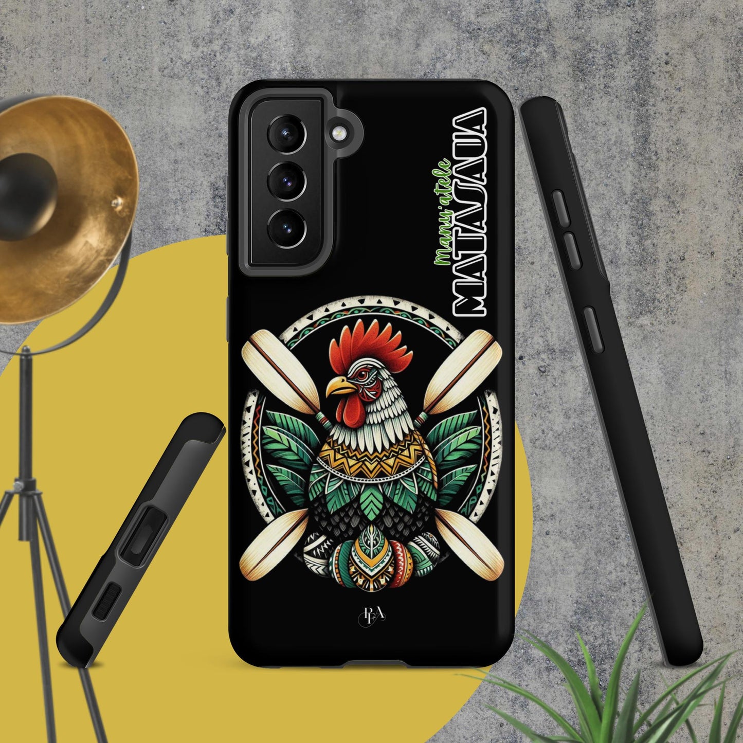 Manu'atele "Matasaua" Black Tough case for Samsung®