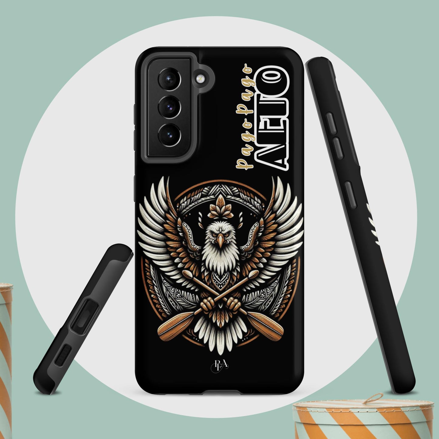 Pago Pago "AETO" Black Tough case for Samsung®