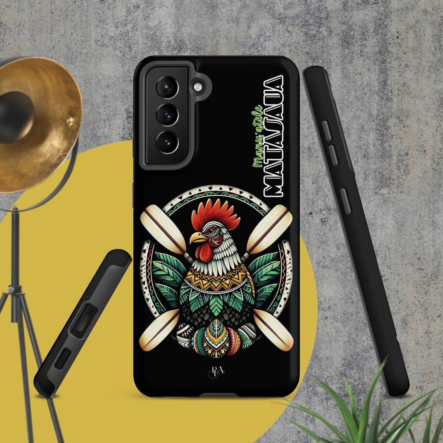 Manu'atele "Matasaua" Black Tough case for Samsung®