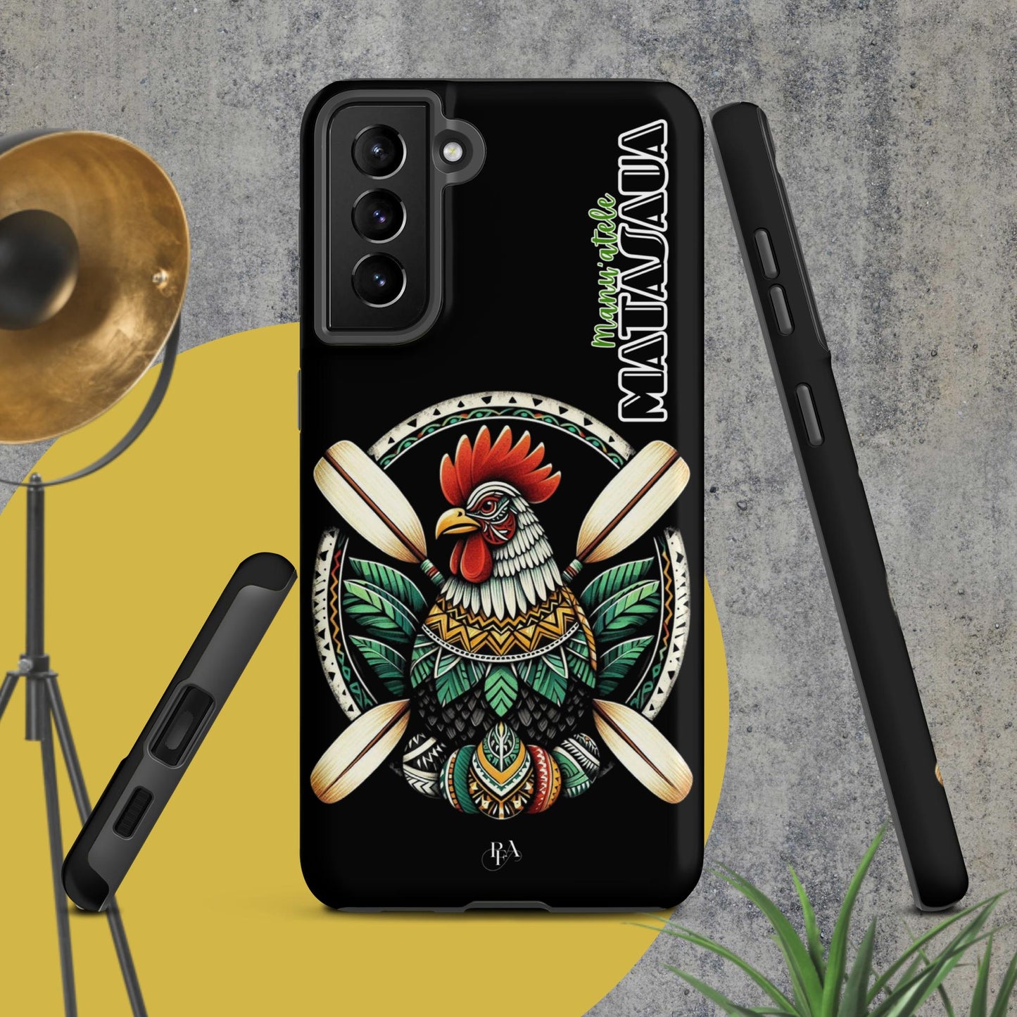 Manu'atele "Matasaua" Black Tough case for Samsung®