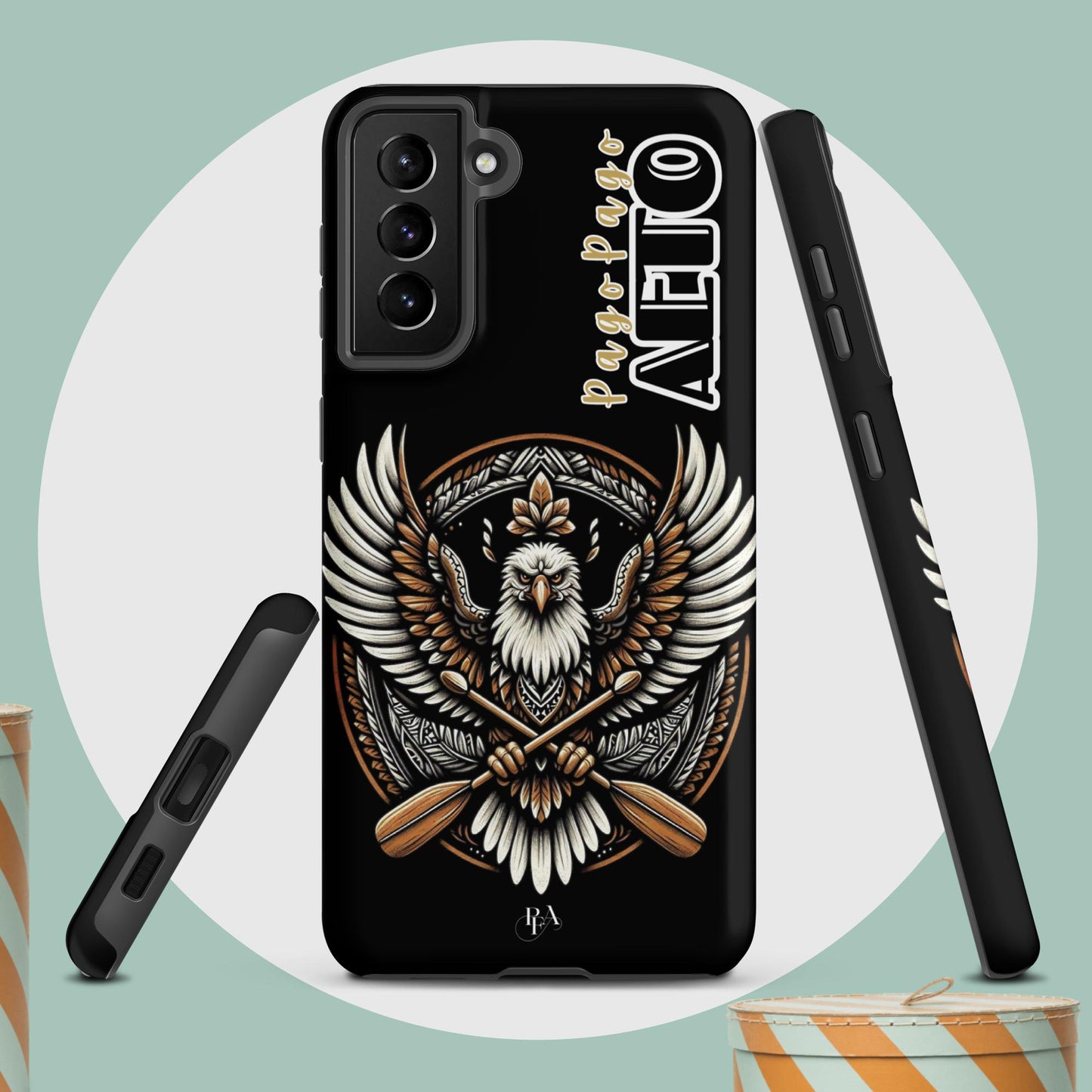 Pago Pago "AETO" Black Tough case for Samsung®