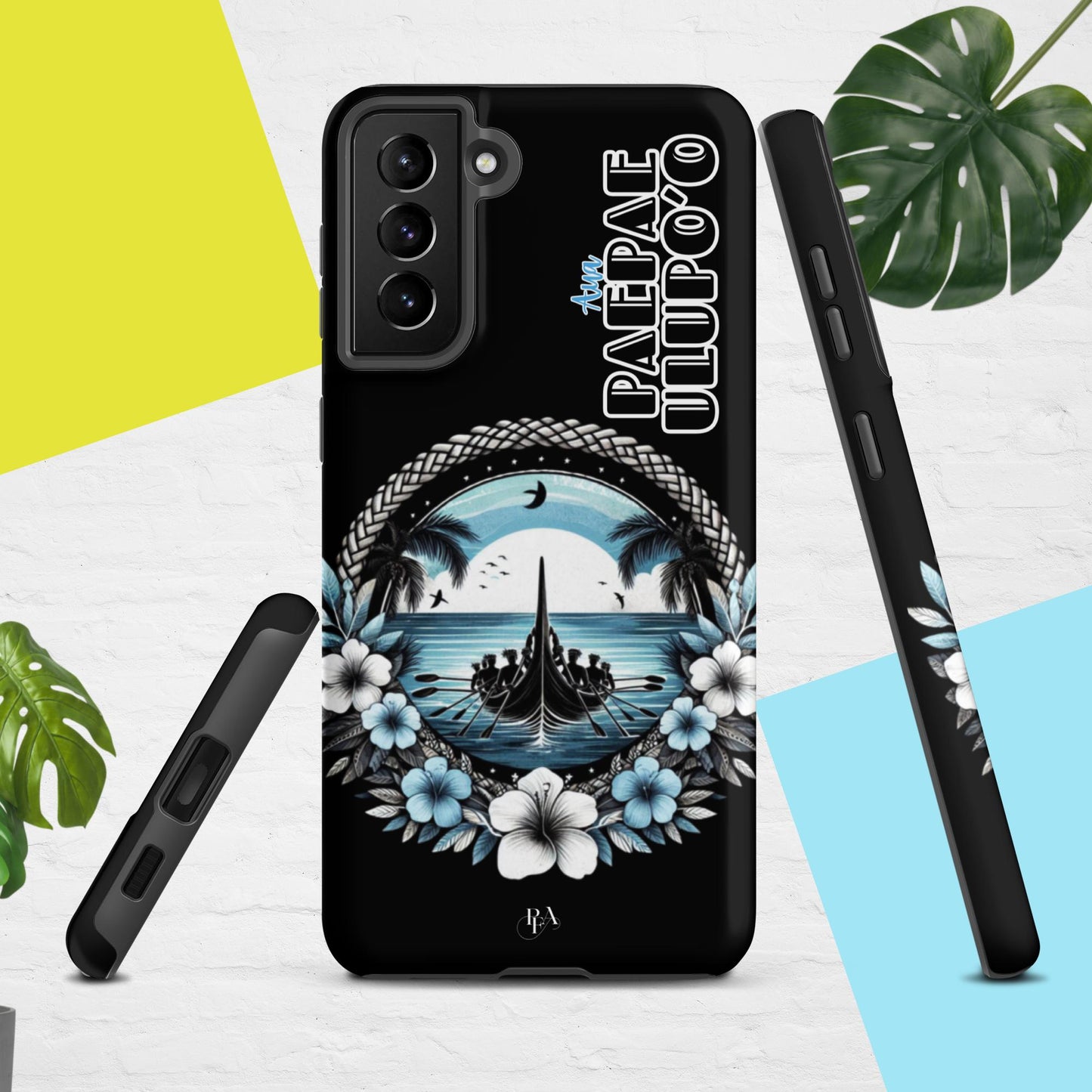 AUA "Paepae Ulupo'o" Black Tough case for Samsung®