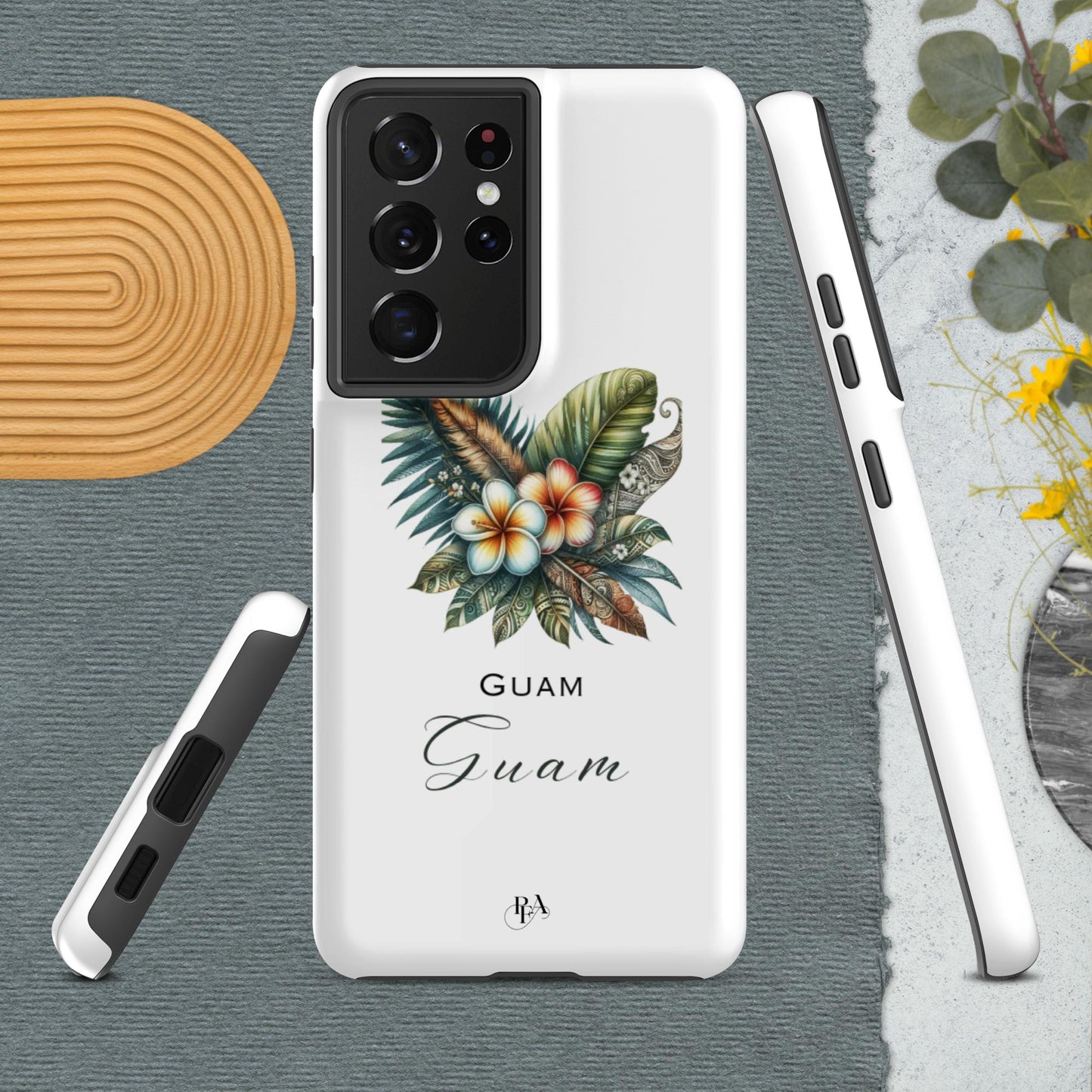 "Guam" Plumeria Bouquet Tough case for Samsung®