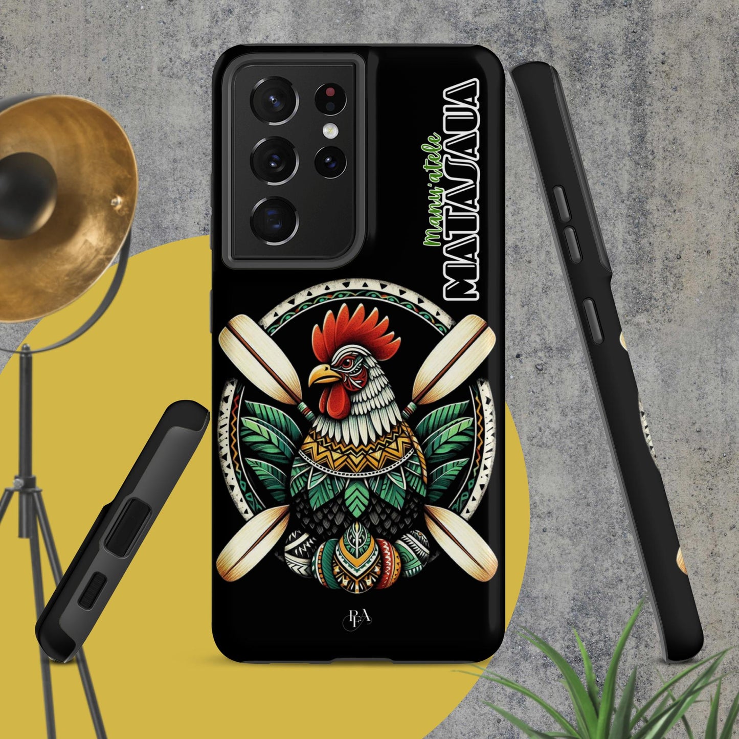 Manu'atele "Matasaua" Black Tough case for Samsung®