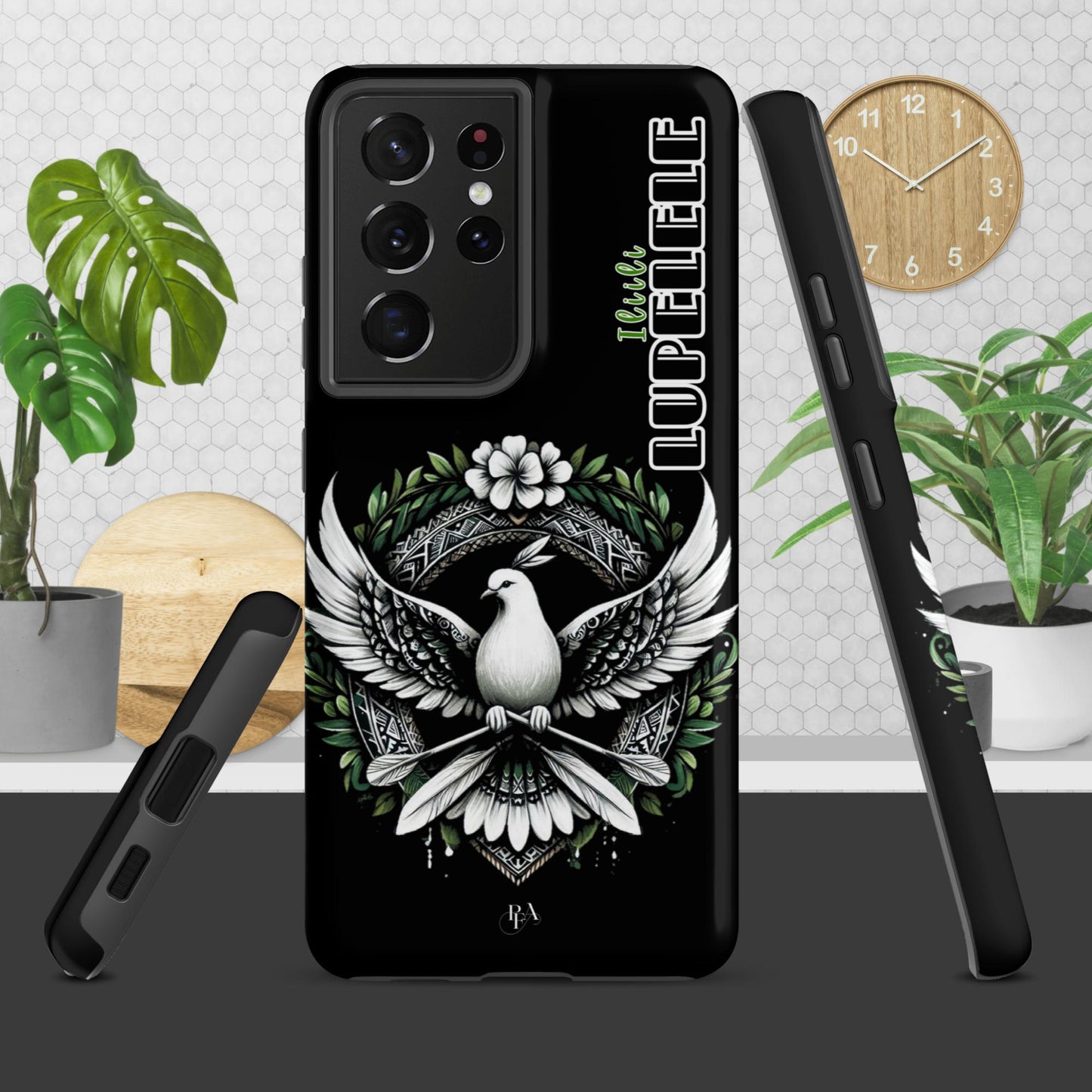 Iliili "LUPELELE" Black Tough case for Samsung®