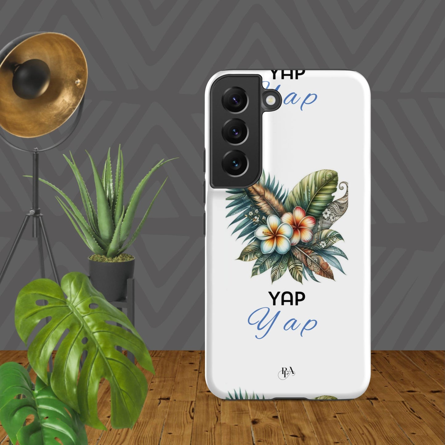 "Yap" Plumeria Bouquet Tough case for Samsung®