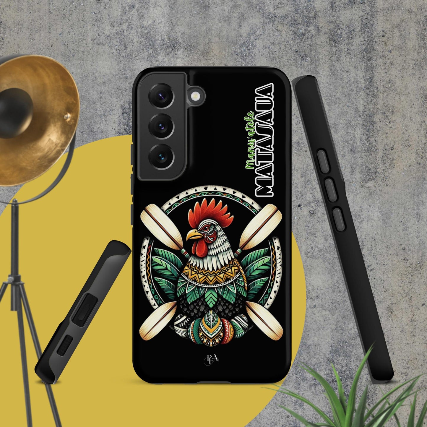 Manu'atele "Matasaua" Black Tough case for Samsung®