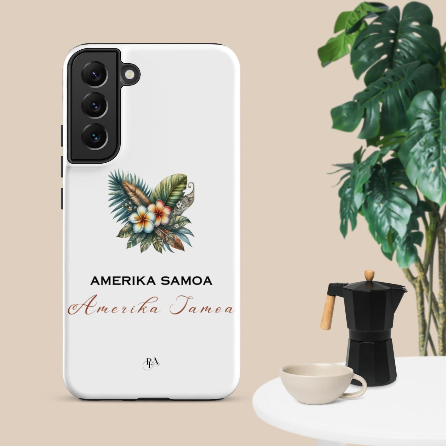 "Amerika Samoa" Plumeria Bouquet Tough case for Samsung®