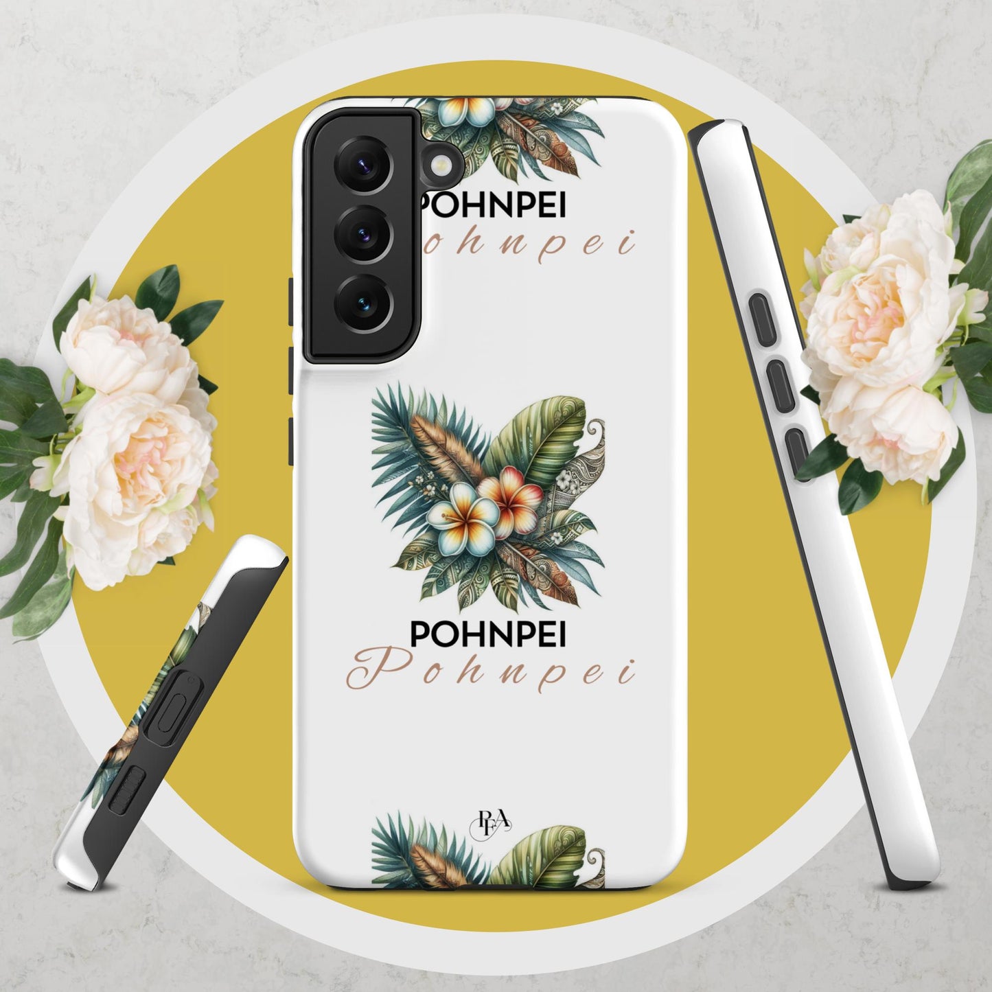 "Pohnpei" Plumeria Bouquet Tough case for Samsung®