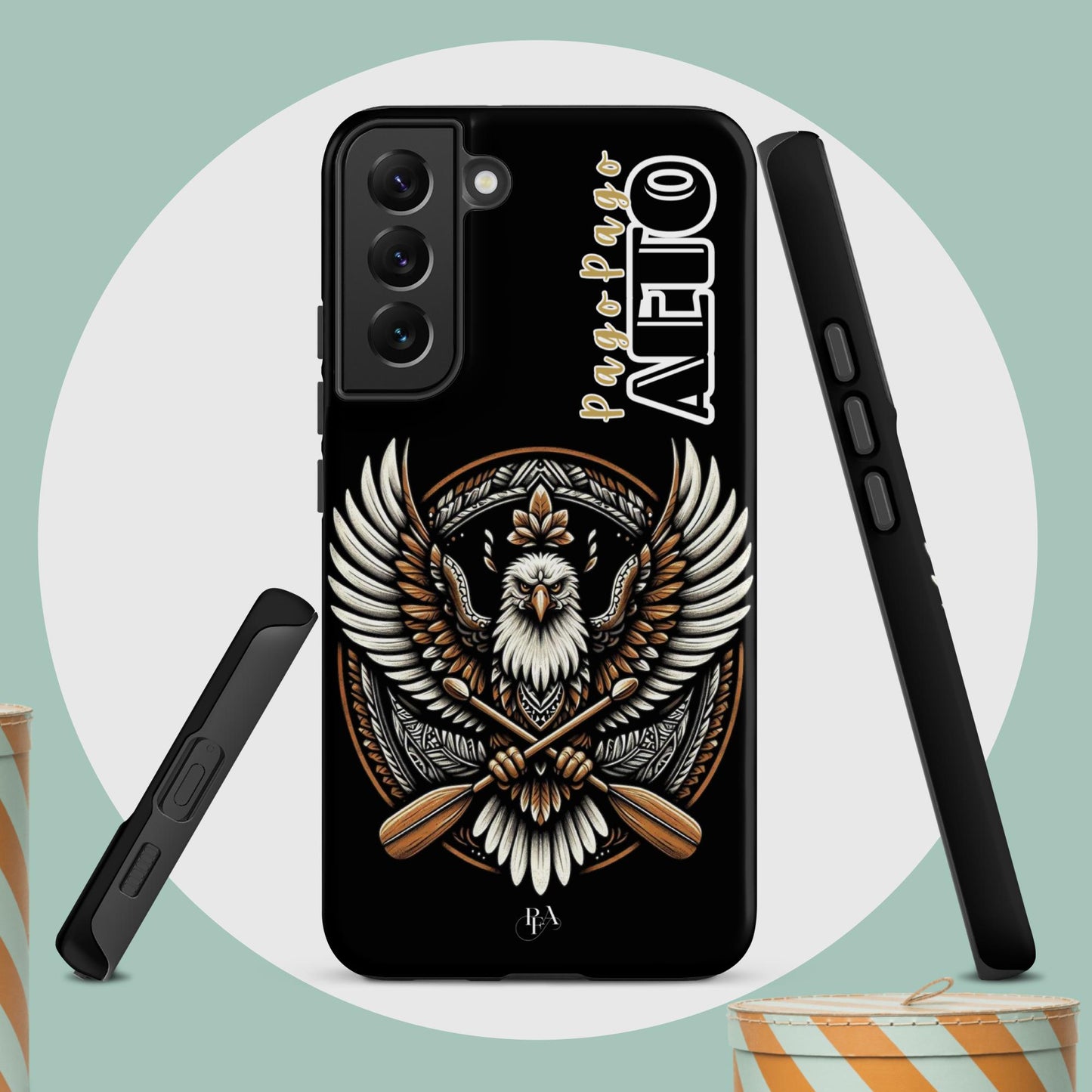 Pago Pago "AETO" Black Tough case for Samsung®