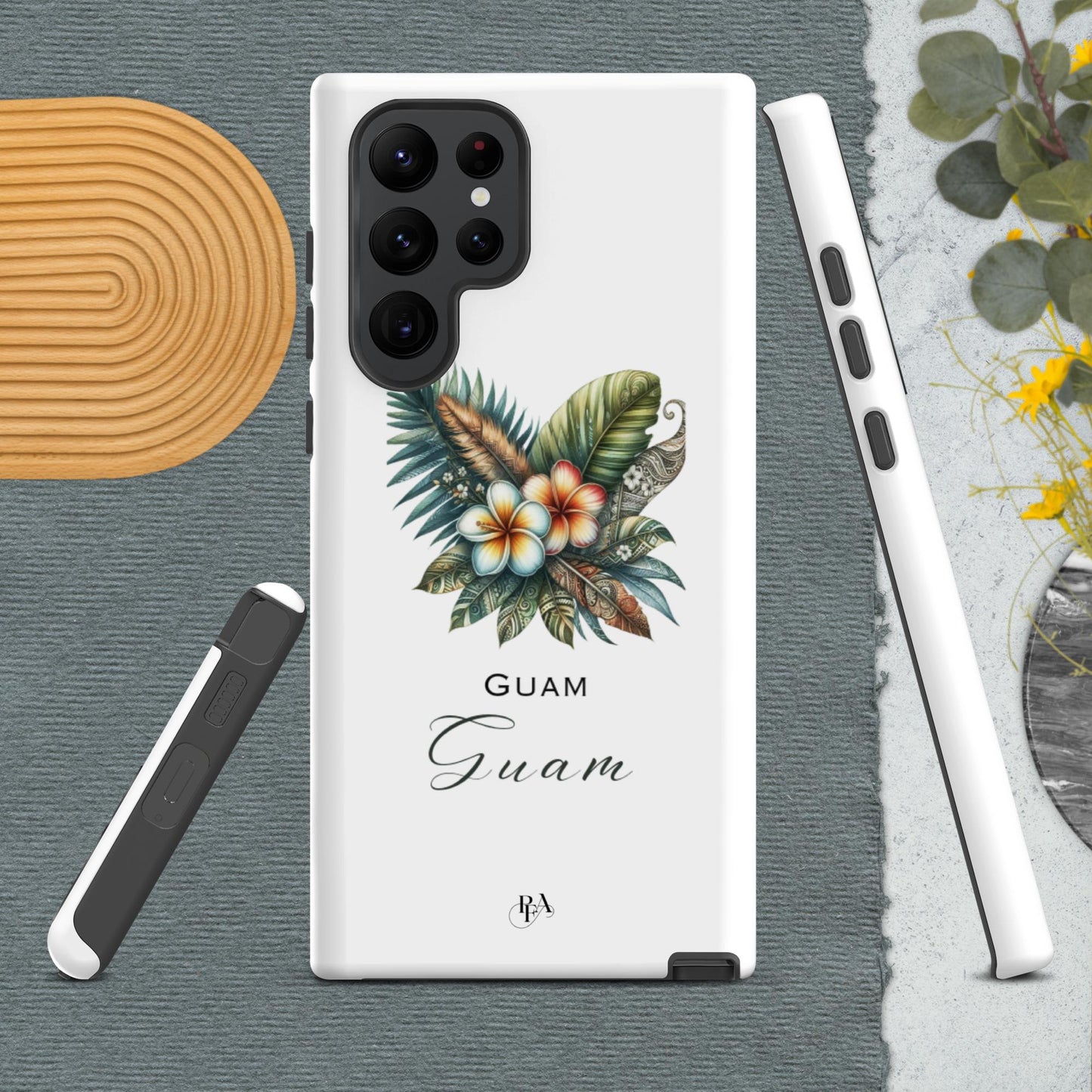 "Guam" Plumeria Bouquet Tough case for Samsung®