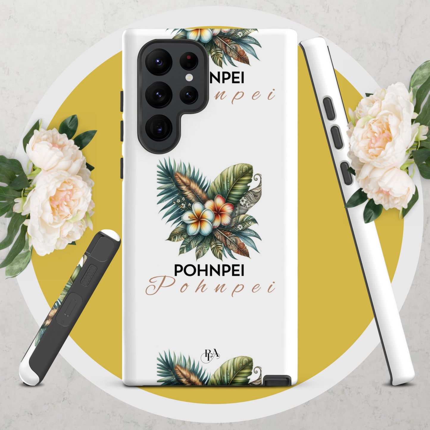 "Pohnpei" Plumeria Bouquet Tough case for Samsung®