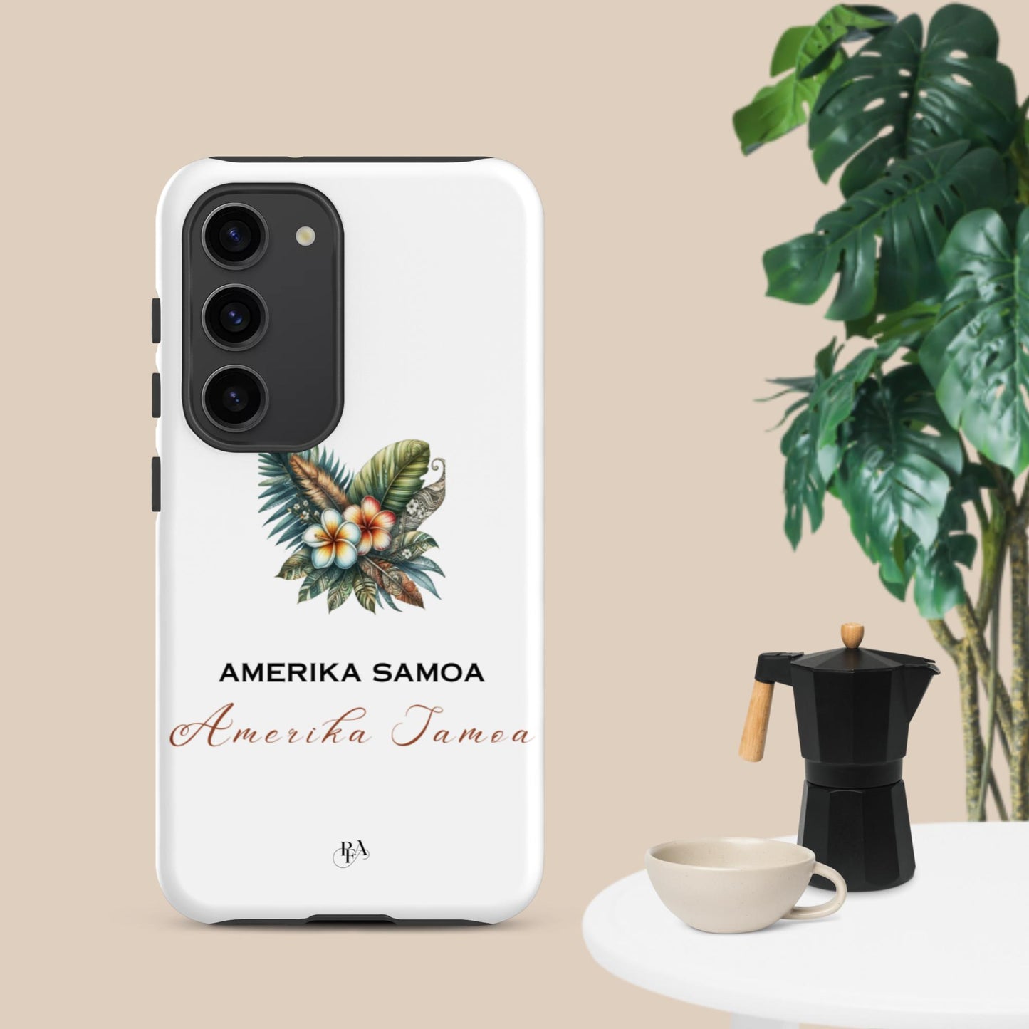 "Amerika Samoa" Plumeria Bouquet Tough case for Samsung®