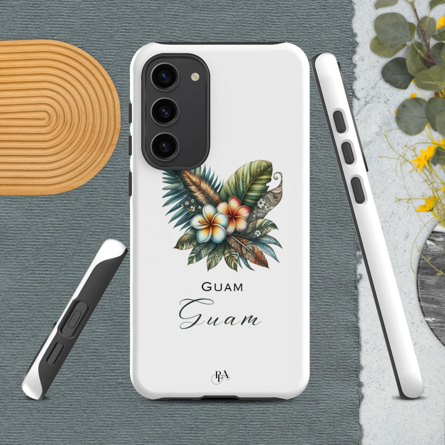 "Guam" Plumeria Bouquet Tough case for Samsung®