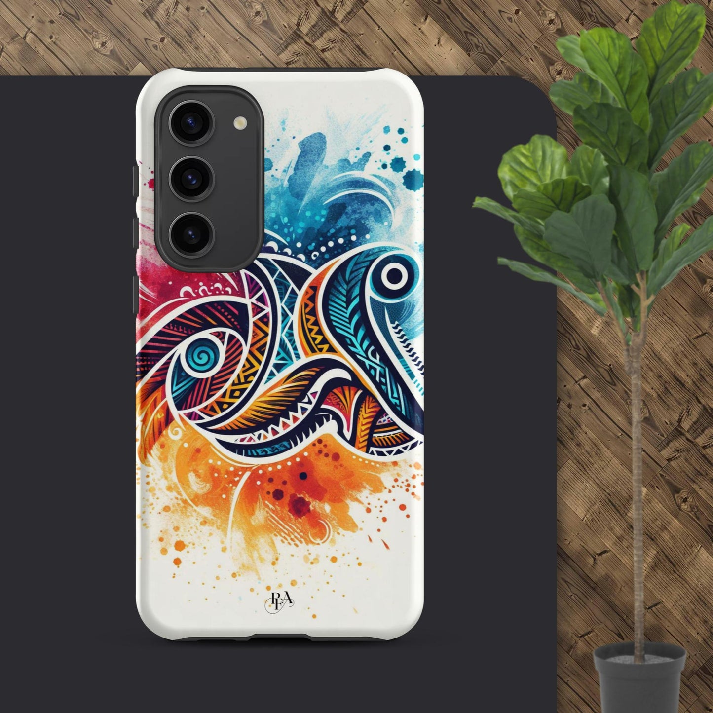 Multicolored Tribal- designed Tough case for Samsung®