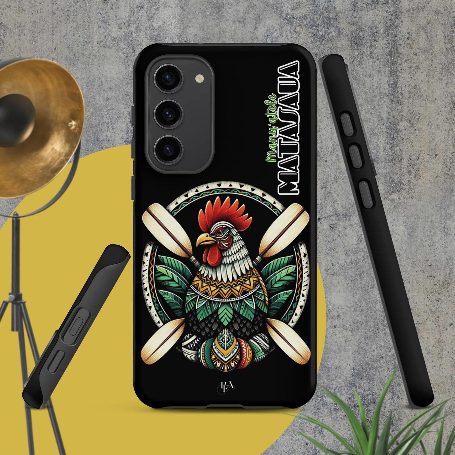 Manu'atele "Matasaua" Black Tough case for Samsung®