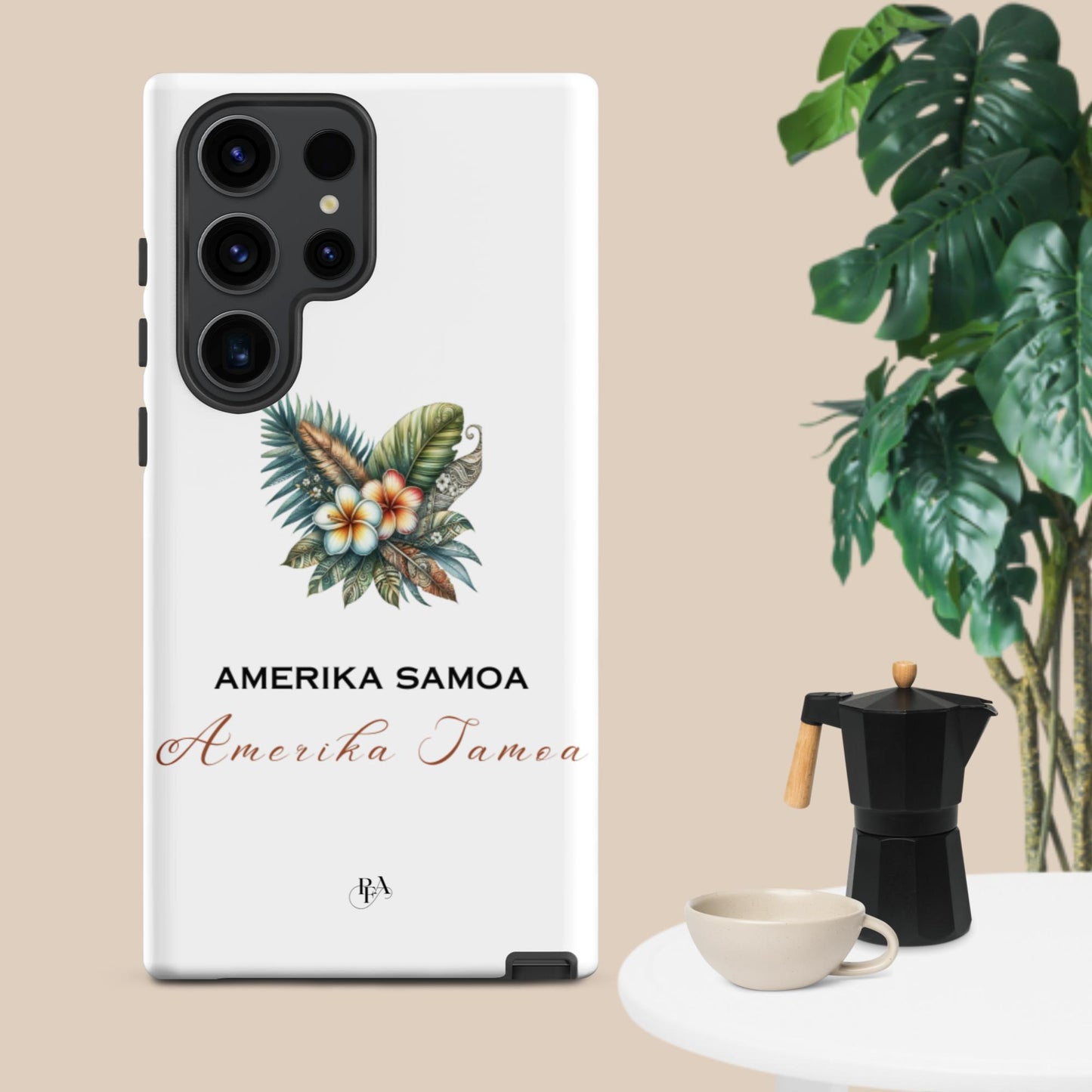 "Amerika Samoa" Plumeria Bouquet Tough case for Samsung®