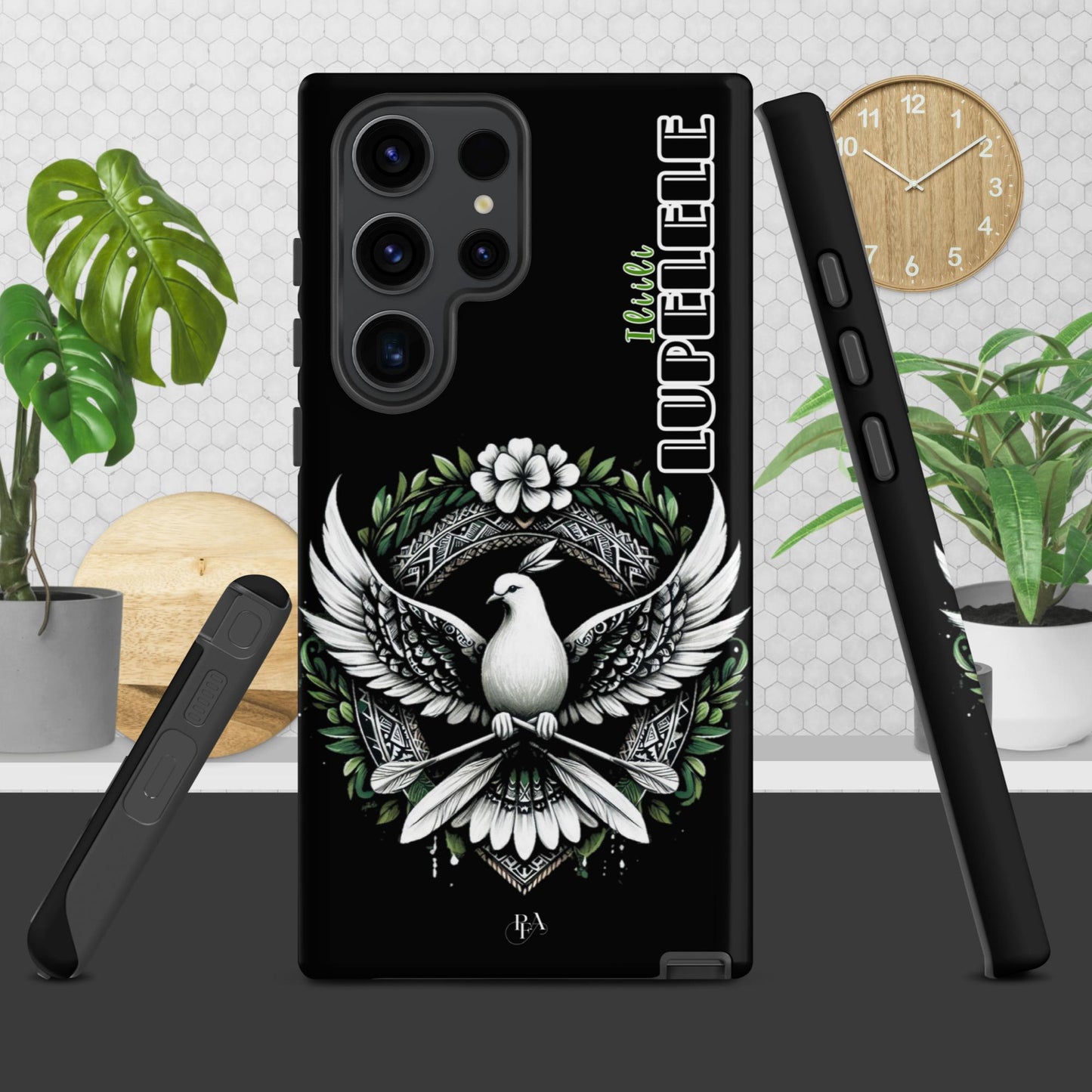 Iliili "LUPELELE" Black Tough case for Samsung®