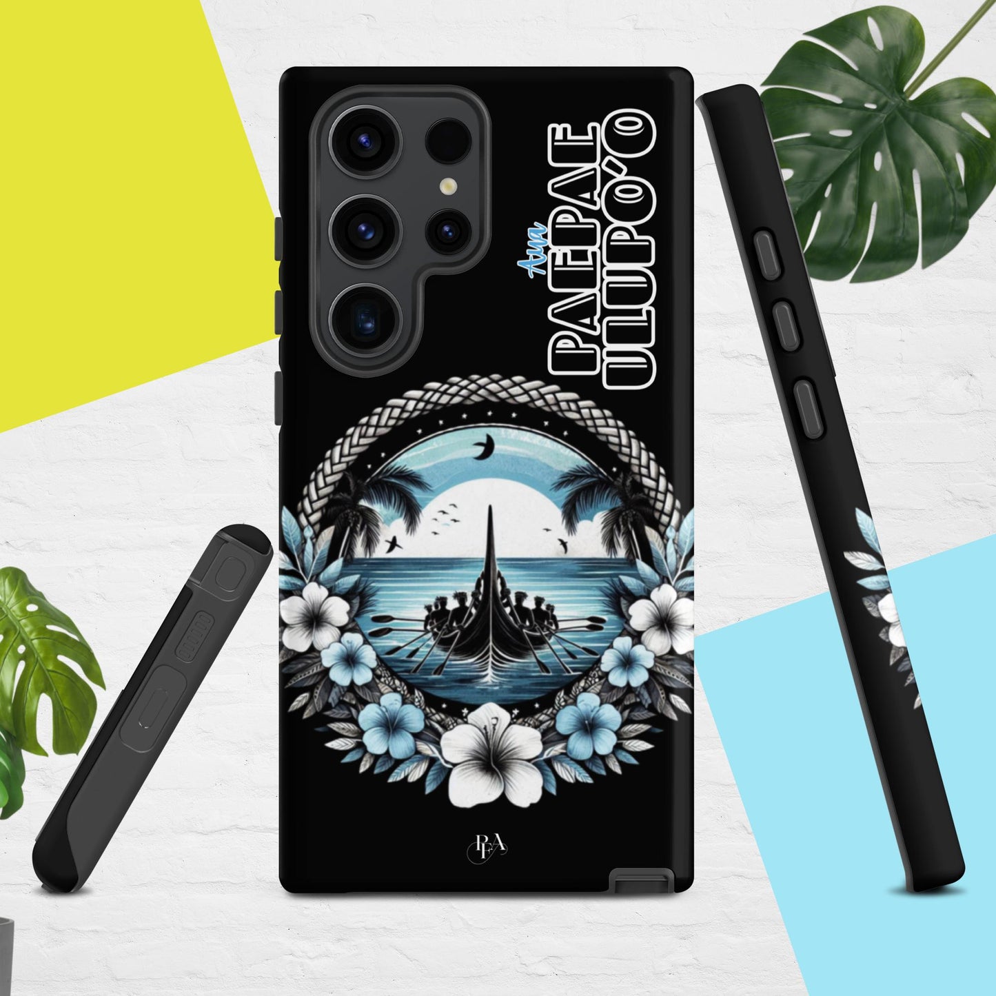 AUA "Paepae Ulupo'o" Black Tough case for Samsung®