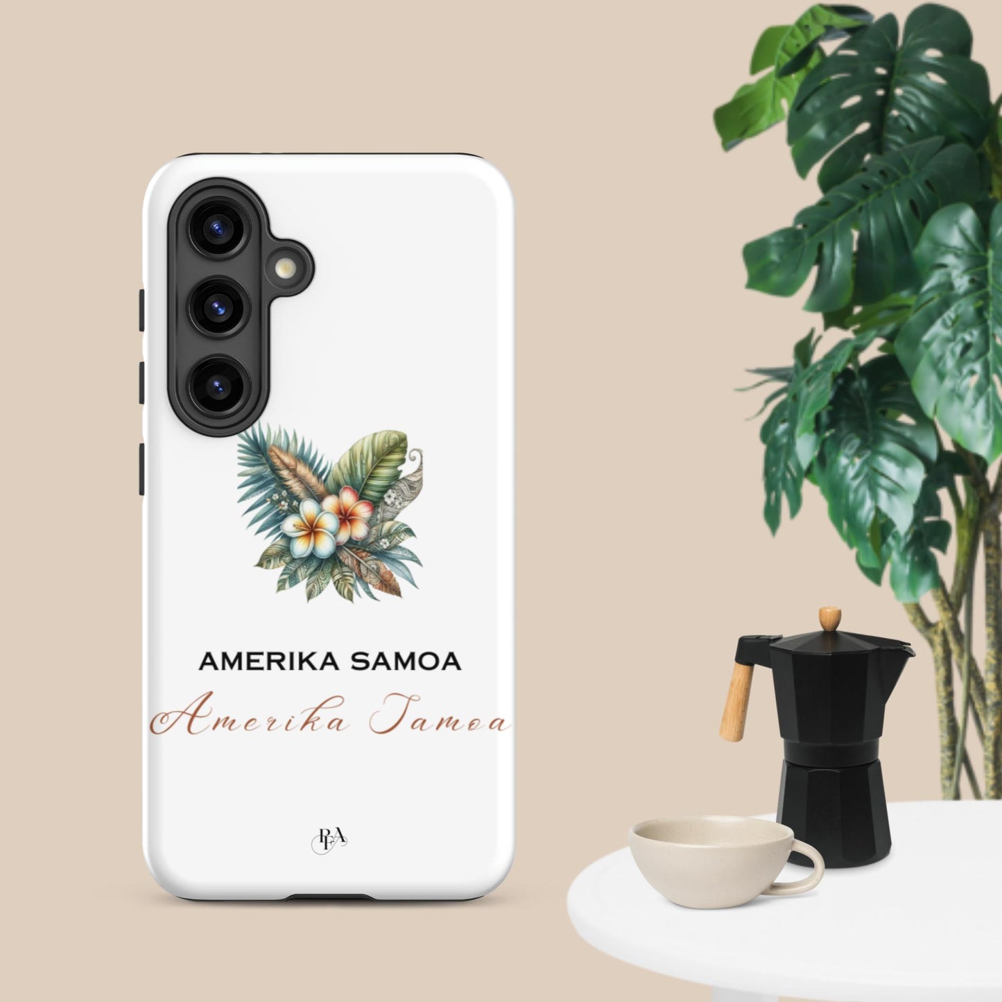 "Amerika Samoa" Plumeria Bouquet Tough case for Samsung®