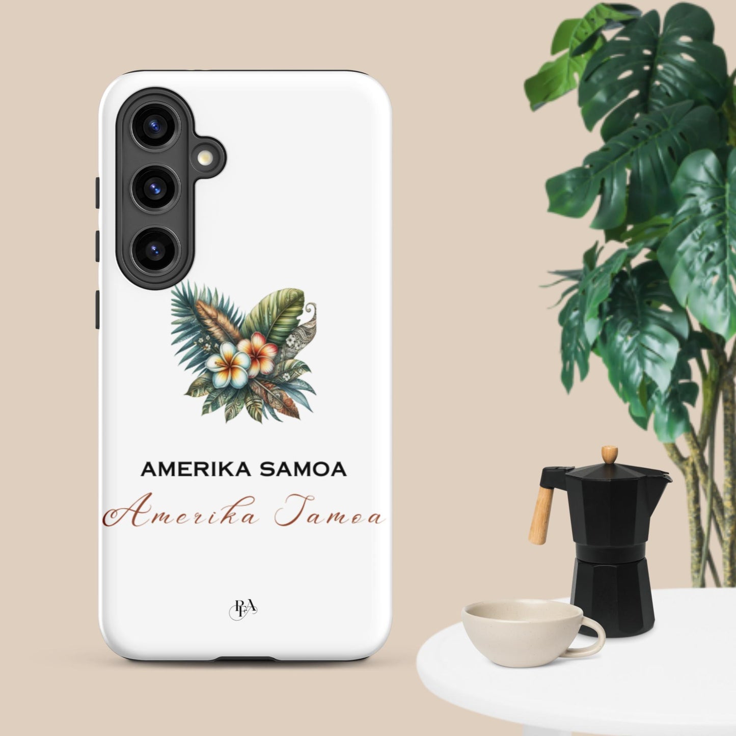 "Amerika Samoa" Plumeria Bouquet Tough case for Samsung®