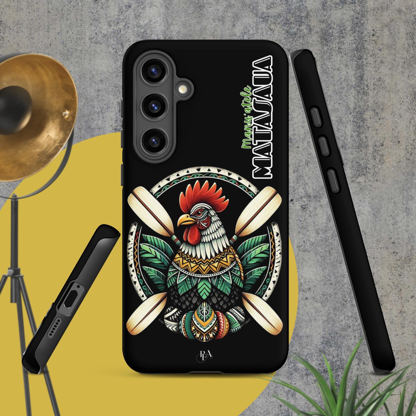 Manu'atele "Matasaua" Black Tough case for Samsung®