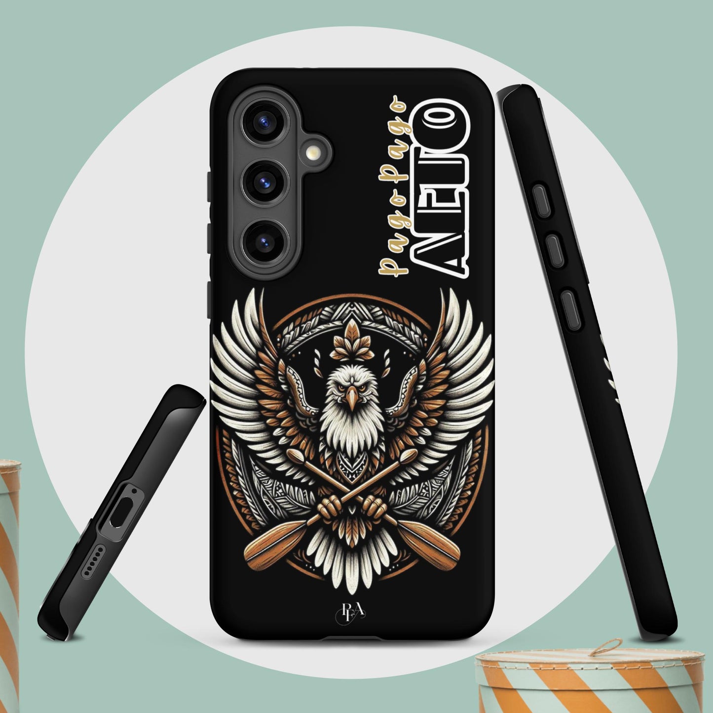 Pago Pago "AETO" Black Tough case for Samsung®