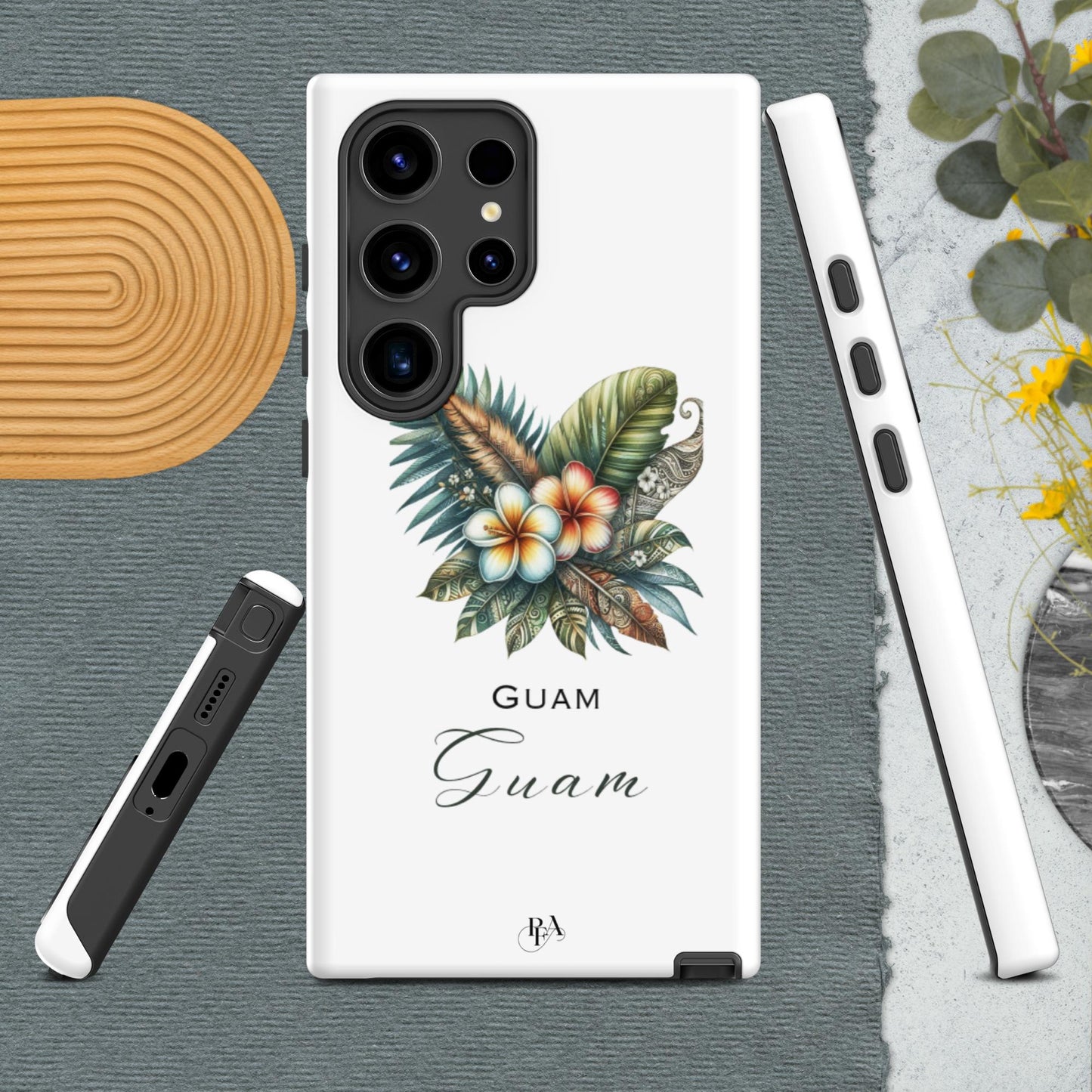 "Guam" Plumeria Bouquet Tough case for Samsung®