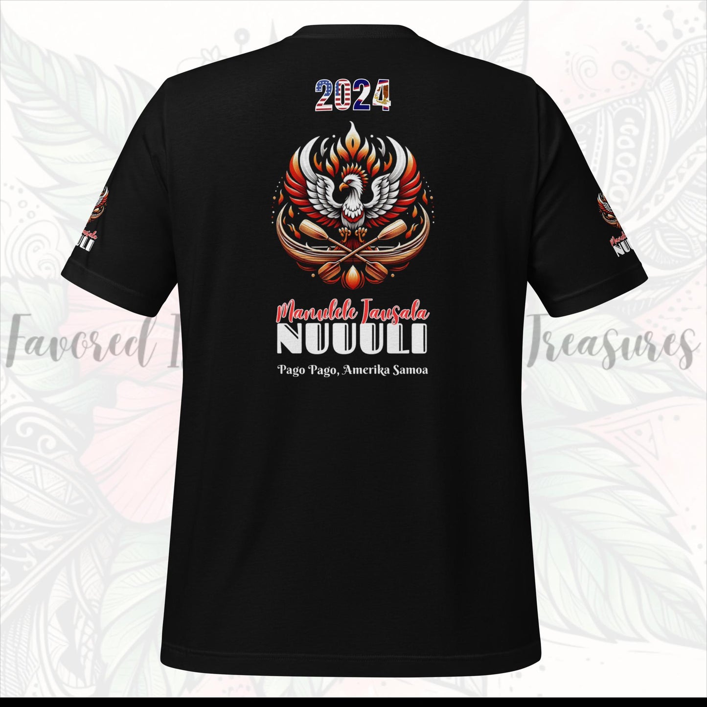 Manulele Tausala Nu'uuli Fautasi Black Unisex t-shirt