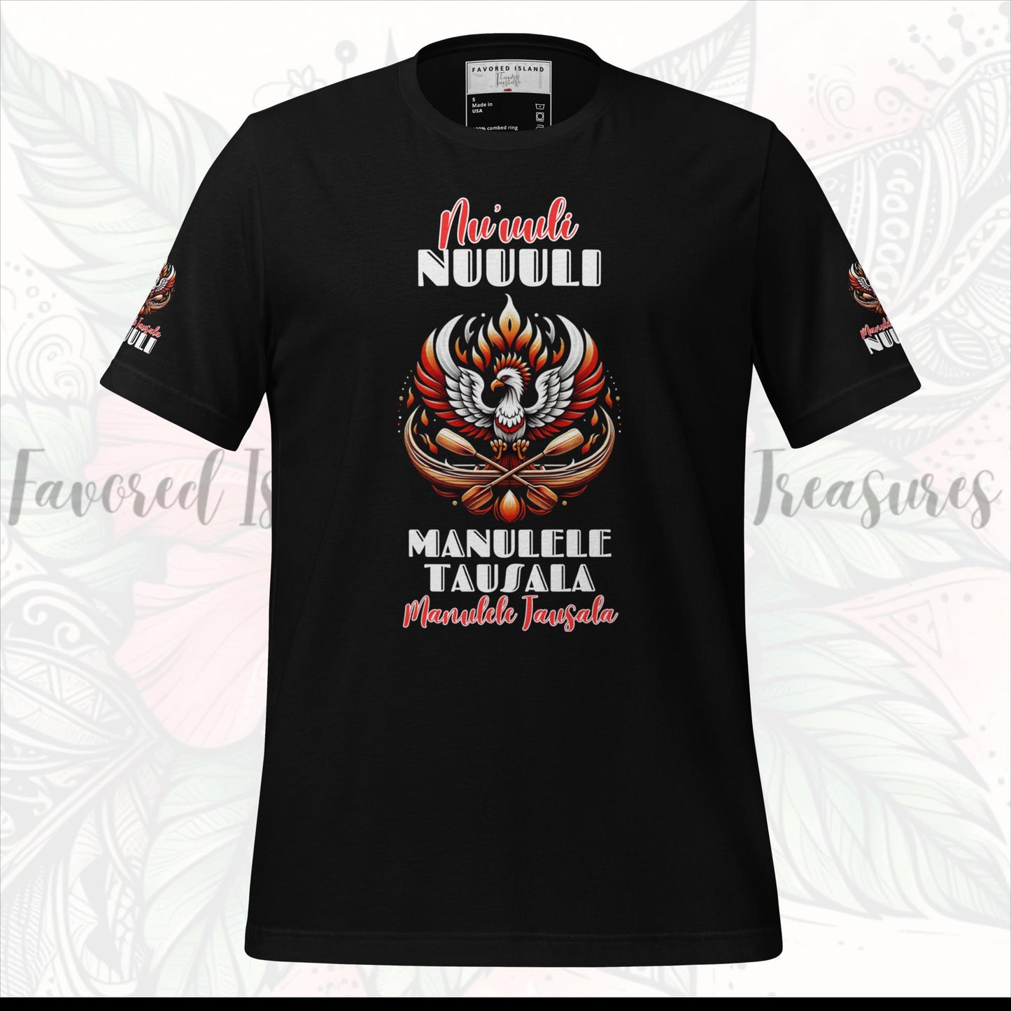 Manulele Tausala Nu'uuli Fautasi Black Unisex t-shirt