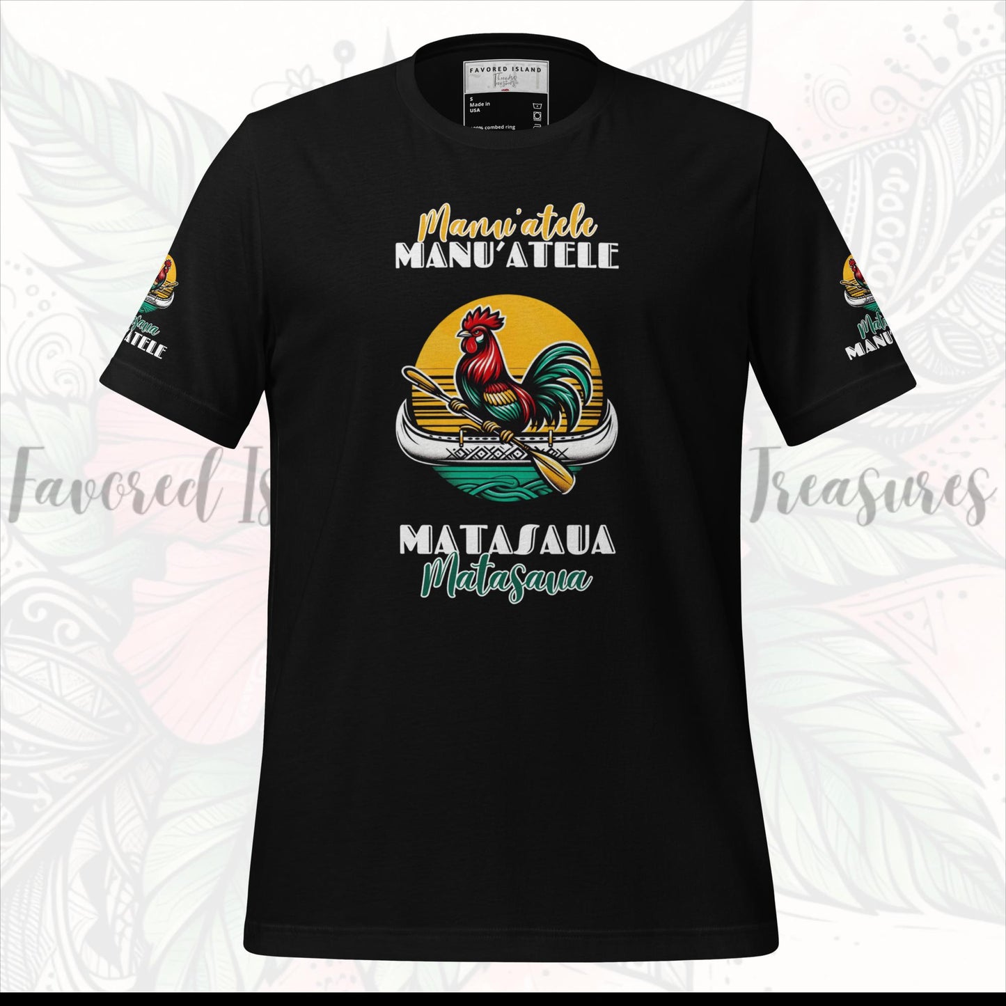 Matasaua Manu'atele Fautasi Black Unisex t-shirt