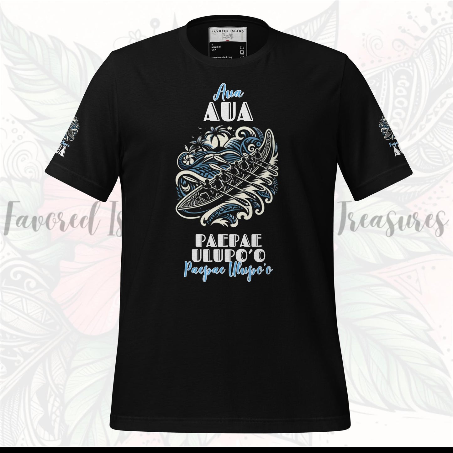 Paepae Ulupo'o Aua Fautasi Black Unisex t-shirt