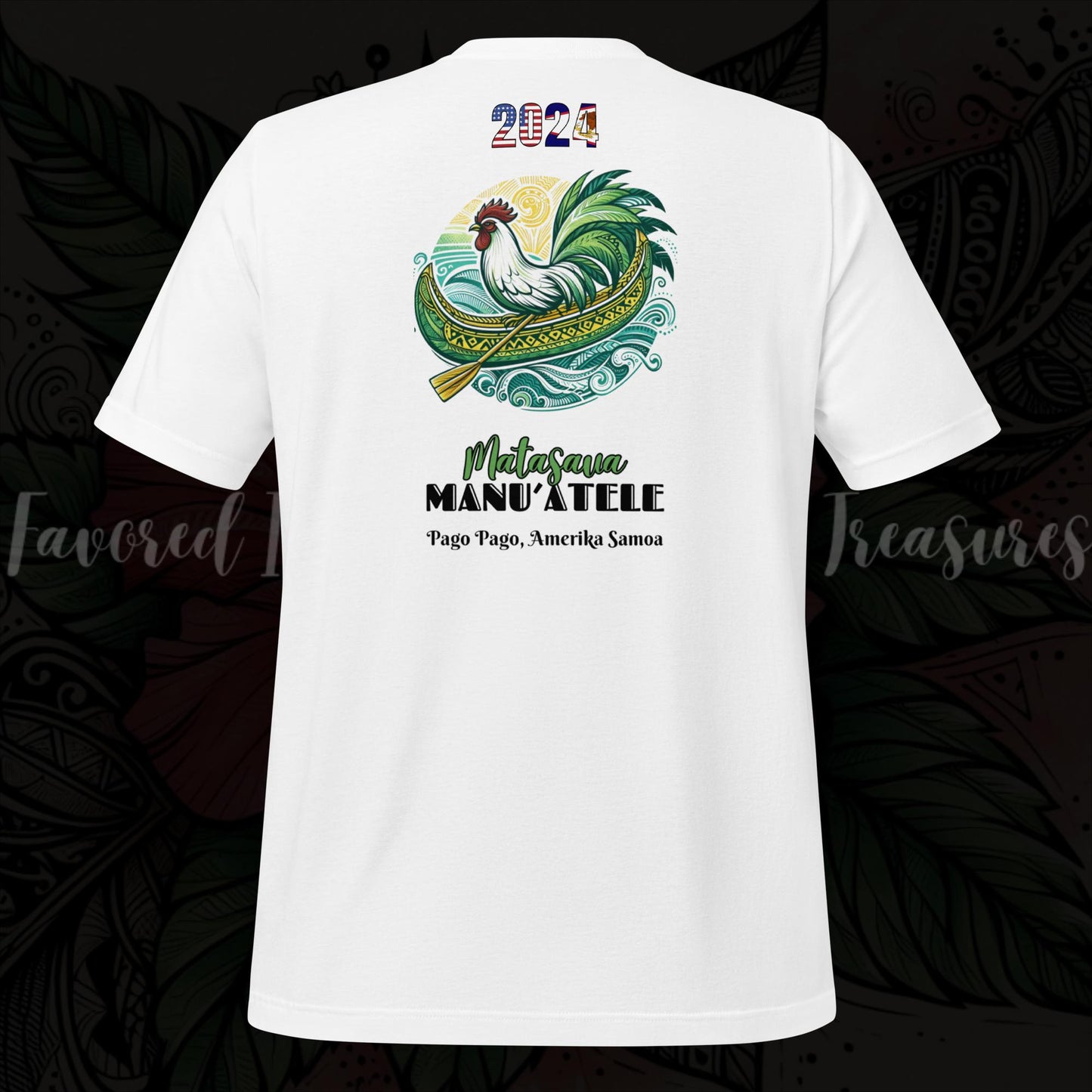 Manu'atele Matasaua Fautasi White Unisex t-shirt