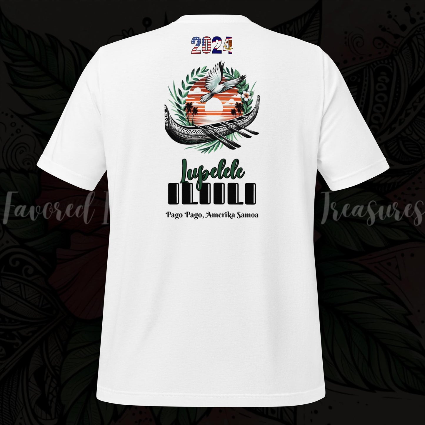 Iliili Lupelele Fautasi White Unisex t-shirt