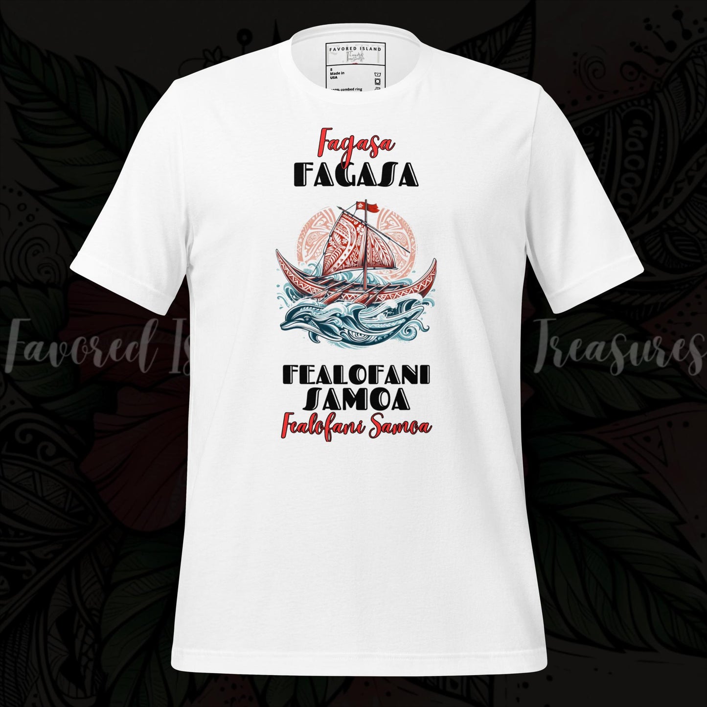 Fagasa Fealofani Samoa Fautasi White Unisex t-shirt